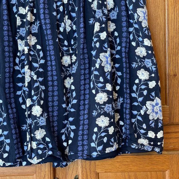 Old Navy Womens Size S Skirt Floral Multicolor Boho Lined Pull On Elastic Waist - Picture 5 of 12